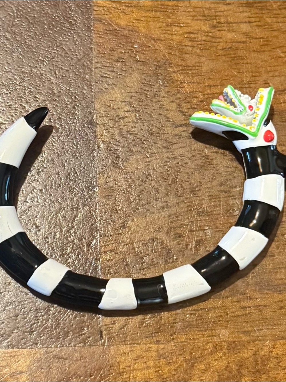 Beetlejuice Sandworm Cuff Bracelet